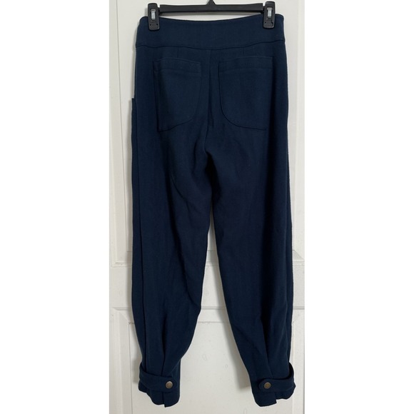 Maeve Magda Tapered Pants Anthropologie Navy Blue Ankle Size 0 - Picture 2 of 12